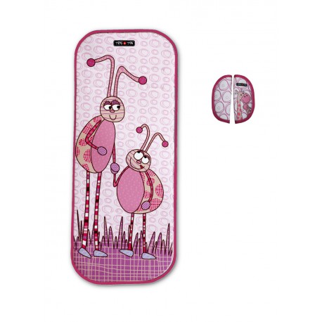 Colchoneta universal para silla de paseo Marieta Rosa de Tris&Ton