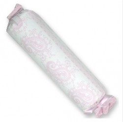 Cojín anti-vuelco forma de caramelo estampado rosa de Gamberritos