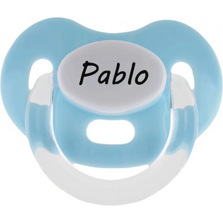 Chupete con tapa protectora, azul 001