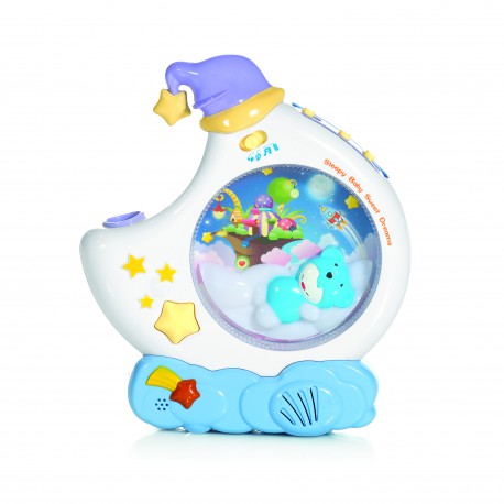 Lámpara proyector luna melodías de MS