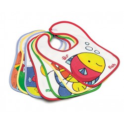 Pack baberos rizo variados 7 unidades de MS