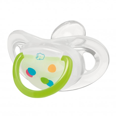 Chupete Natural Physio silicona noche T1 0m+ de Bébé Confort